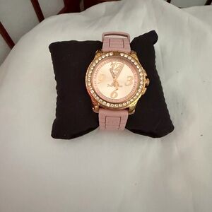 Juicy Couture Blush Pink Watch with Gold Details